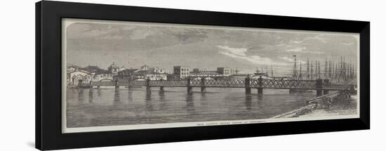 Iron Lattice Girder Bridge at Pernambuco-null-Framed Giclee Print