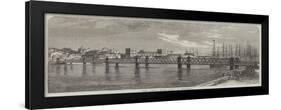 Iron Lattice Girder Bridge at Pernambuco-null-Framed Giclee Print