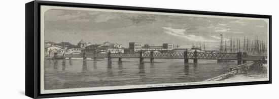 Iron Lattice Girder Bridge at Pernambuco-null-Framed Stretched Canvas