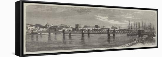 Iron Lattice Girder Bridge at Pernambuco-null-Framed Stretched Canvas