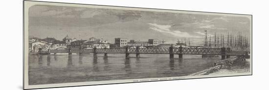 Iron Lattice Girder Bridge at Pernambuco-null-Mounted Giclee Print