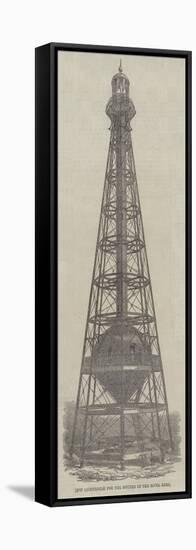 Iron Lighthouse for the Mouths of the River Ebro-null-Framed Stretched Canvas