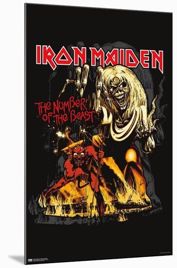 Iron Maiden - The Number Of The Beast-Trends International-Mounted Poster