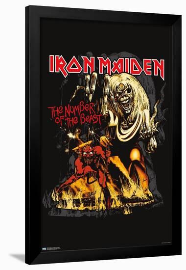 Iron Maiden - The Number Of The Beast-Trends International-Framed Poster