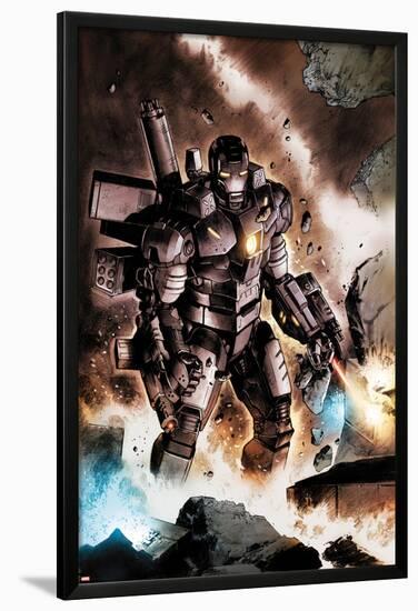 Iron Man: Rapture No.3: War Machine Standing-Lan Medina-Lamina Framed Poster