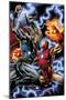 Iron Man/Thor No.3: Thor and Iron Man Fighting-Scot Eaton-Mounted Poster