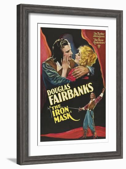 Iron Mask-null-Framed Art Print