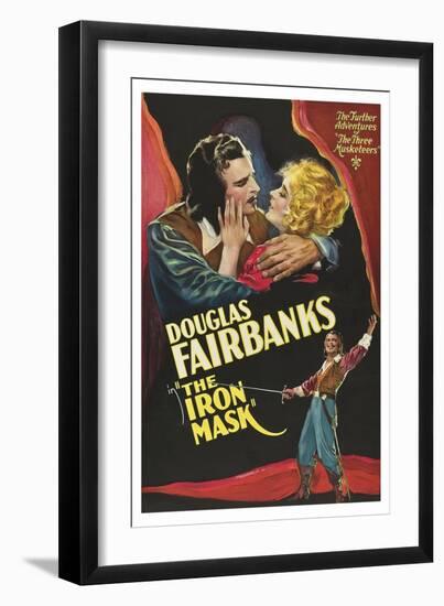 Iron Mask-null-Framed Art Print