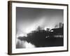 Iron Mills at Night, Pittsburgh, Pa.-null-Framed Photo