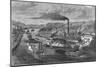 Iron Mills of Jones & Laughlins, Pa-null-Mounted Giclee Print