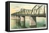 Iron Mountain Bridge, Ft. Smith, Arkansas-null-Framed Stretched Canvas