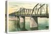 Iron Mountain Bridge, Ft. Smith, Arkansas-null-Stretched Canvas