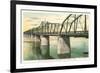 Iron Mountain Bridge, Ft. Smith, Arkansas-null-Framed Art Print