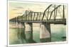 Iron Mountain Bridge, Ft. Smith, Arkansas-null-Mounted Art Print
