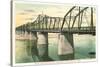 Iron Mountain Bridge, Ft. Smith, Arkansas-null-Stretched Canvas