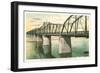Iron Mountain Bridge, Ft. Smith, Arkansas-null-Framed Art Print
