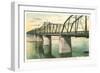 Iron Mountain Bridge, Ft. Smith, Arkansas-null-Framed Art Print