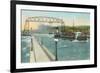 Iron Ore Boat, Duluth, Minnesota-null-Framed Premium Giclee Print