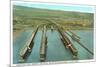 Iron Ore Docks, Duluth Harbor, Minnesota-null-Mounted Premium Giclee Print