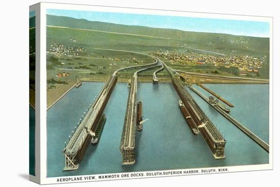 Iron Ore Docks, Duluth Harbor, Minnesota-null-Stretched Canvas