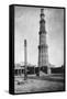 Iron Pillar in Qutab Minar Complex-null-Framed Stretched Canvas