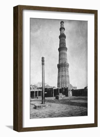 Iron Pillar in Qutab Minar Complex-null-Framed Photographic Print