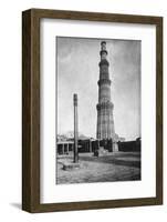 Iron Pillar in Qutab Minar Complex-null-Framed Photographic Print