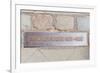 Iron Plaque of the Berliner Wall near Checkpoint Charlie-kruwt-Framed Photographic Print