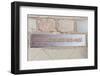 Iron Plaque of the Berliner Wall near Checkpoint Charlie-kruwt-Framed Photographic Print