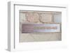 Iron Plaque of the Berliner Wall near Checkpoint Charlie-kruwt-Framed Photographic Print