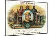 Iron Prince Brand Cigar Box Label, Otto von Bismarch-Lantern Press-Mounted Art Print