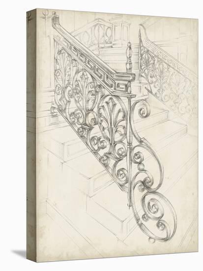 Iron Railing Design I-Ethan Harper-Stretched Canvas