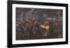 Iron Rolling Mill-Adolph Menzel-Framed Art Print