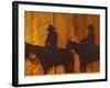 Iron Sculpture of Cowboys at Boulder River Ranch, Montana, USA-Jamie & Judy Wild-Framed Photographic Print