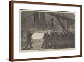 Iron Ship Fitting at the Royal Dockyard, Woolwich-null-Framed Giclee Print