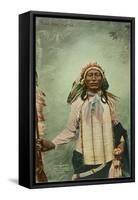 Iron Tail, Sioux Chief-null-Framed Stretched Canvas