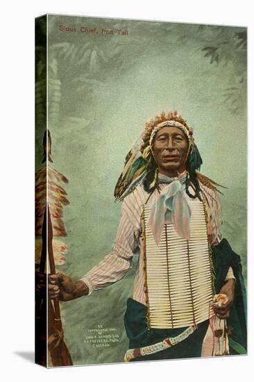 Iron Tail, Sioux Chief-null-Stretched Canvas