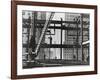 Iron Workers Raise Steel at 32nd Floor of the Esso Building in New York City, 1954-null-Framed Photo