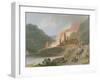 Iron Works, Coalbrook Dale, from 'Romantic and Picturesque Scenery of England and Wales', 1805-Philippe De Loutherbourg-Framed Giclee Print