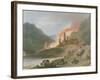 Iron Works, Coalbrook Dale, from 'Romantic and Picturesque Scenery of England and Wales', 1805-Philippe De Loutherbourg-Framed Giclee Print