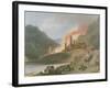 Iron Works, Coalbrook Dale, from 'Romantic and Picturesque Scenery of England and Wales', 1805-Philippe De Loutherbourg-Framed Giclee Print