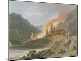 Iron Works, Coalbrook Dale, from 'Romantic and Picturesque Scenery of England and Wales', 1805-Philippe De Loutherbourg-Mounted Giclee Print