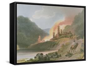 Iron Works, Coalbrook Dale, from 'Romantic and Picturesque Scenery of England and Wales', 1805-Philippe De Loutherbourg-Framed Stretched Canvas