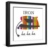 Iron-Taylor Greene-Framed Art Print