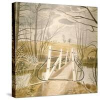 Ironbridge at Ewenbridge-Eric Ravilious-Stretched Canvas