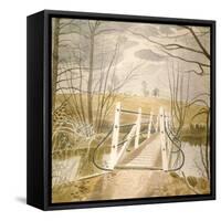 Ironbridge at Ewenbridge-Eric Ravilious-Framed Stretched Canvas