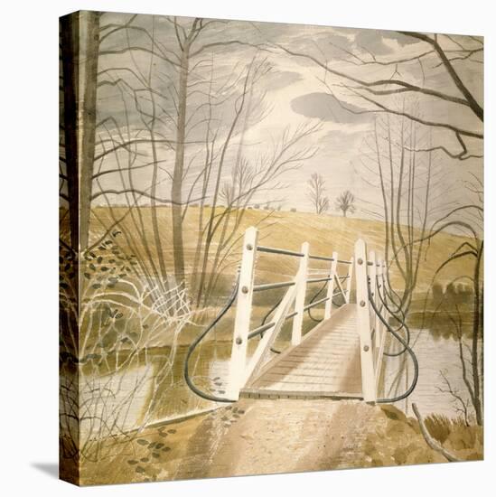 Ironbridge at Ewenbridge-Eric Ravilious-Stretched Canvas