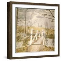 Ironbridge at Ewenbridge-Eric Ravilious-Framed Giclee Print