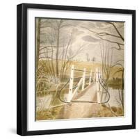 Ironbridge at Ewenbridge-Eric Ravilious-Framed Giclee Print