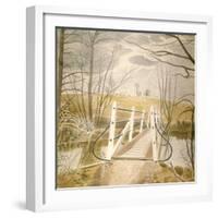 Ironbridge at Ewenbridge-Eric Ravilious-Framed Giclee Print